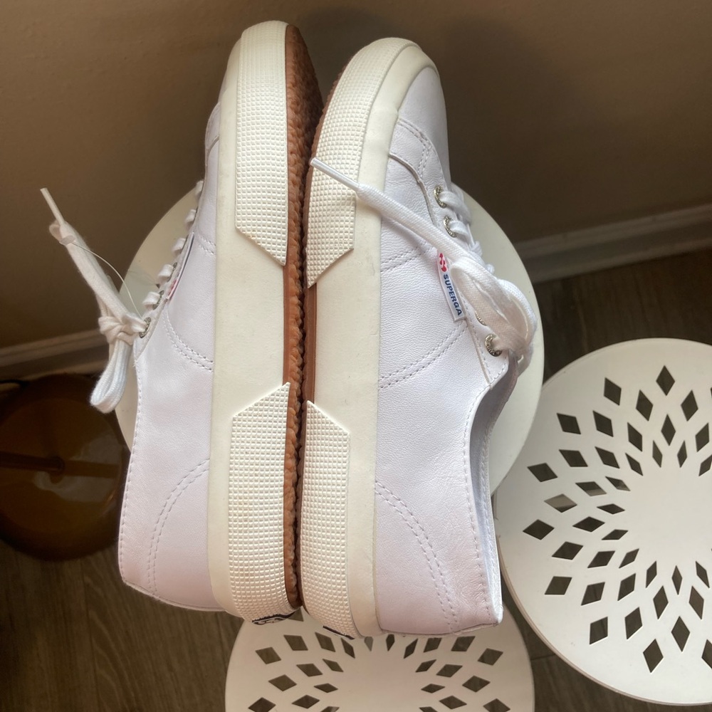 Superga Low-Top Leather Sneakers 39 - Picture 4 of 11